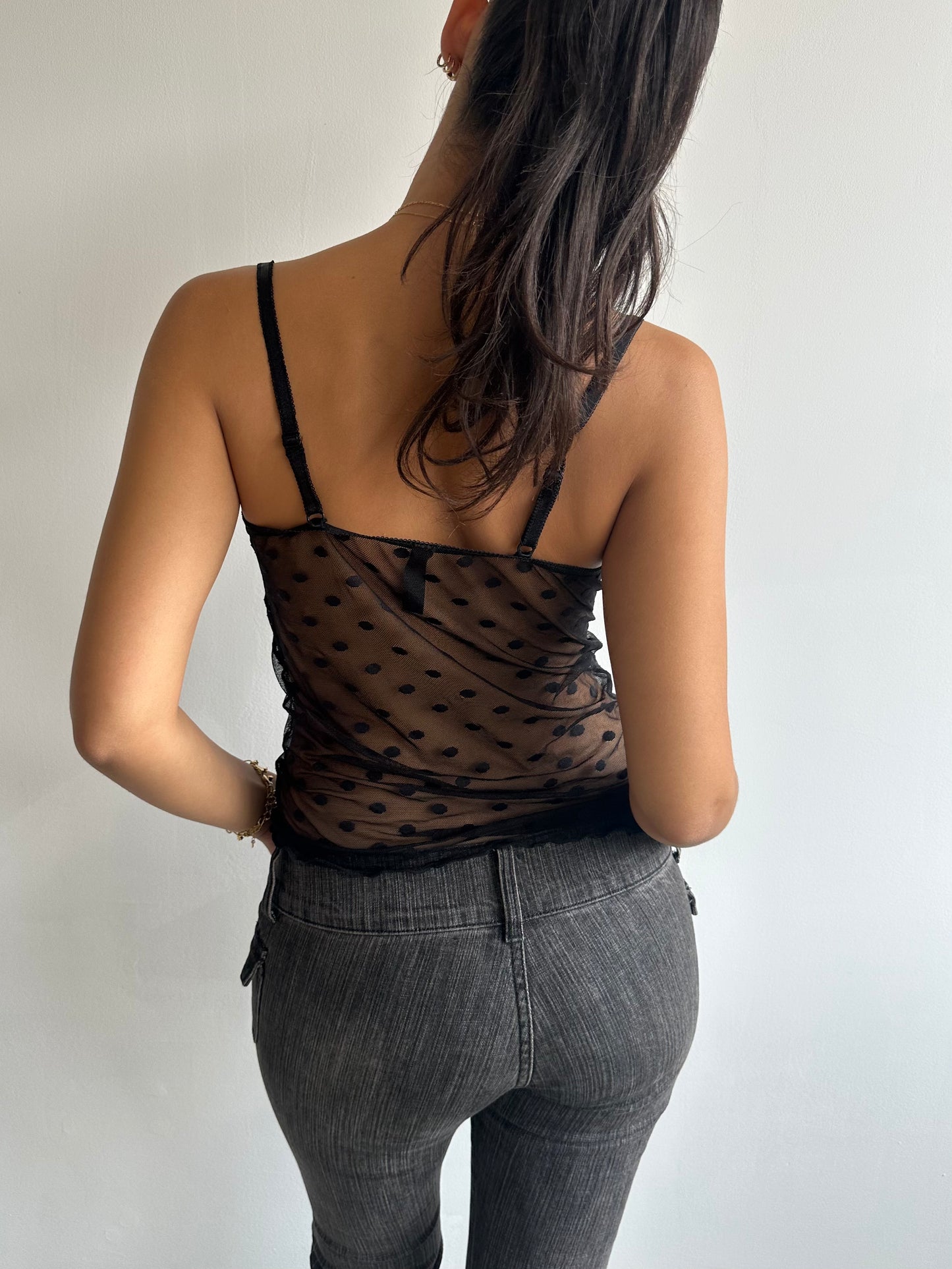 polka dot cami top ⋆ size m