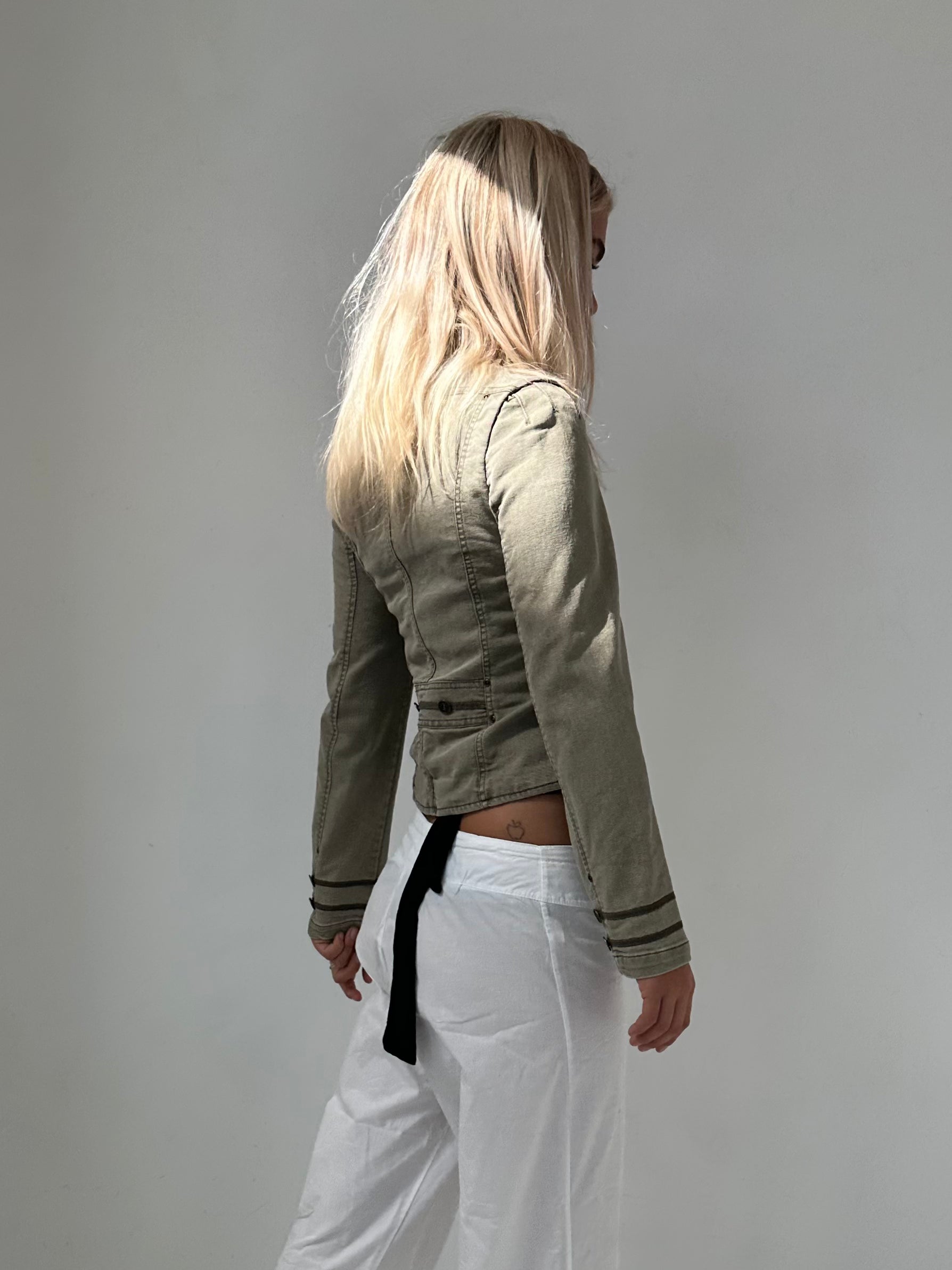 military jacket — size xs/s