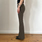 90's Khaki Lace Up Flares - Size XS