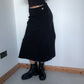 90's Asymmetric Long Skirt - Size S