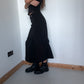 90's Asymmetric Long Skirt - Size S