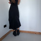 90's Asymmetric Long Skirt - Size S