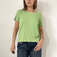 90's Green Baby Tee - Size L/XL