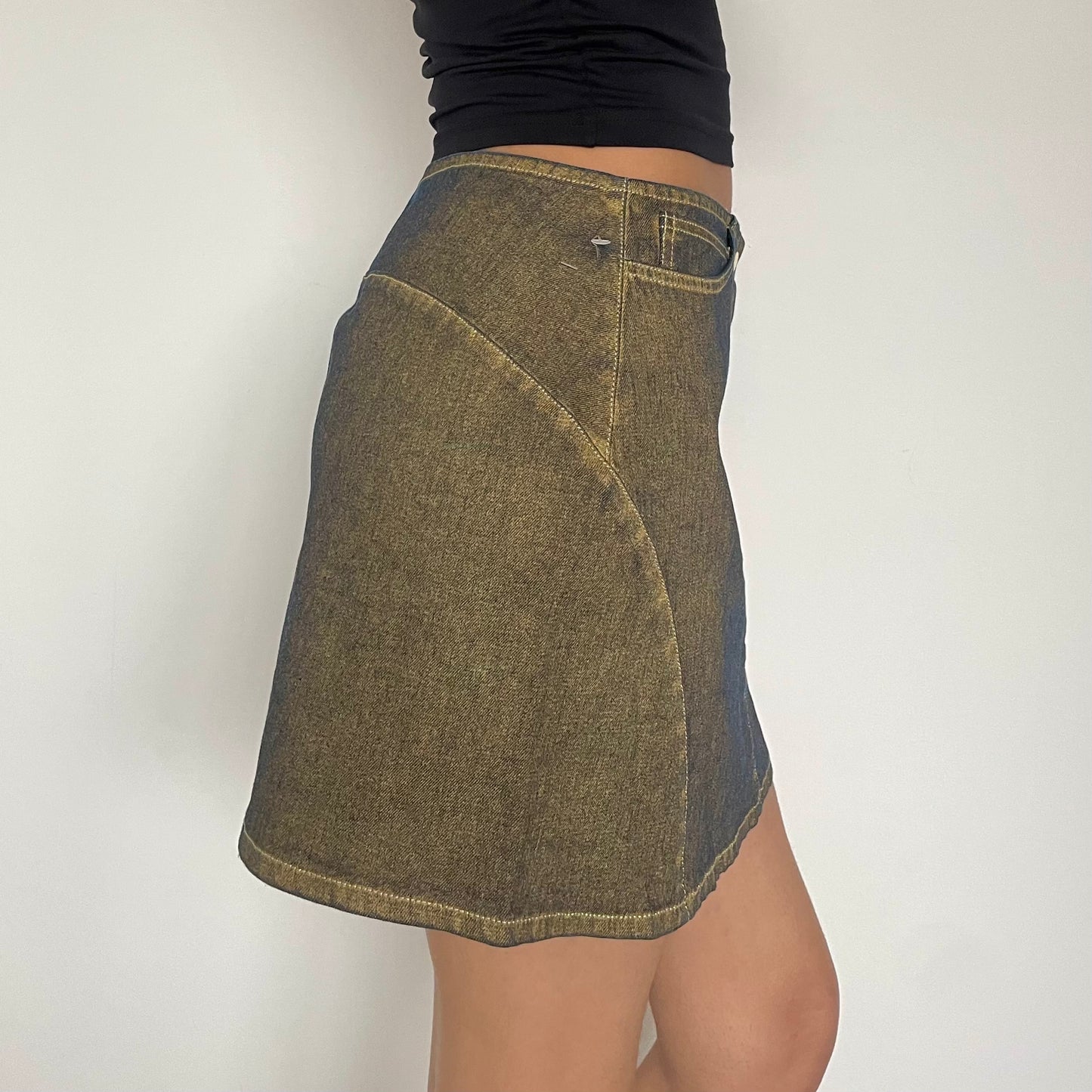 2000's Denim Mini Skirt - Size S