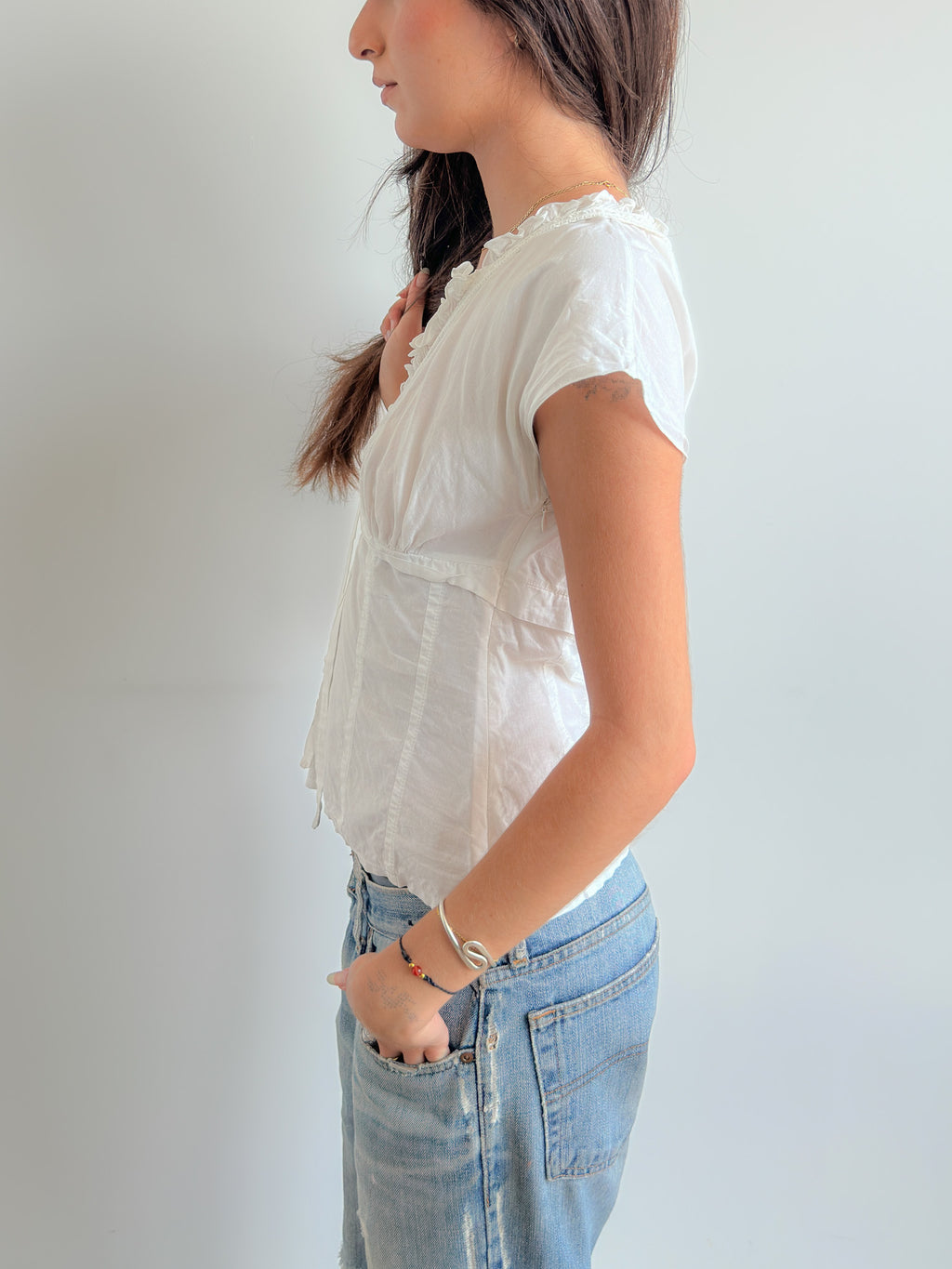 prairie blouse / size s-m