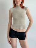 crochet baby tee / size xs