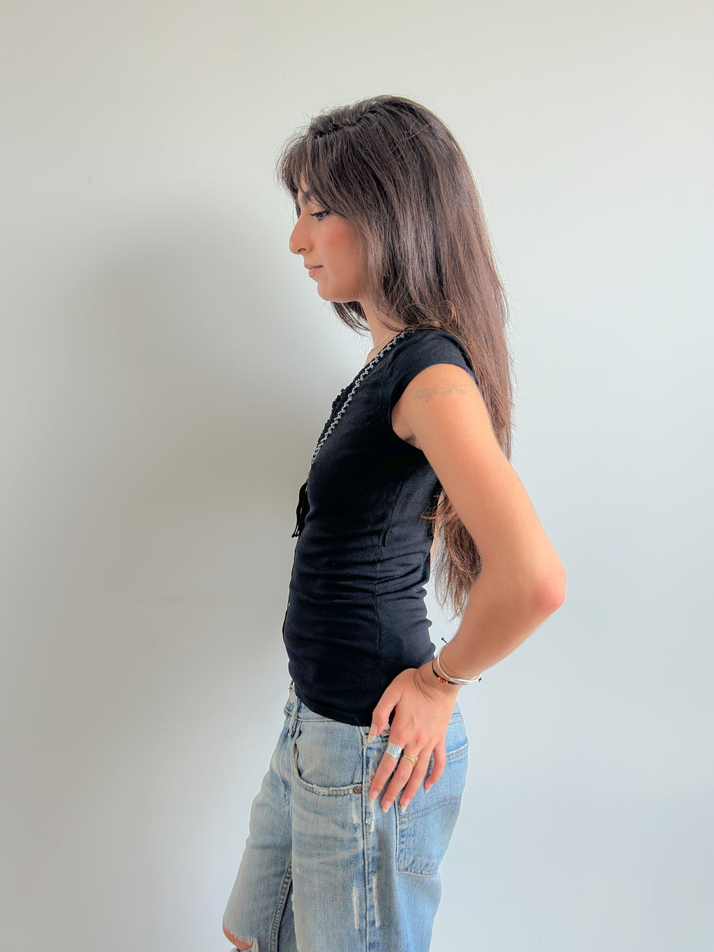 knit tee / size s