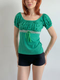 polka dot tee / size s-m