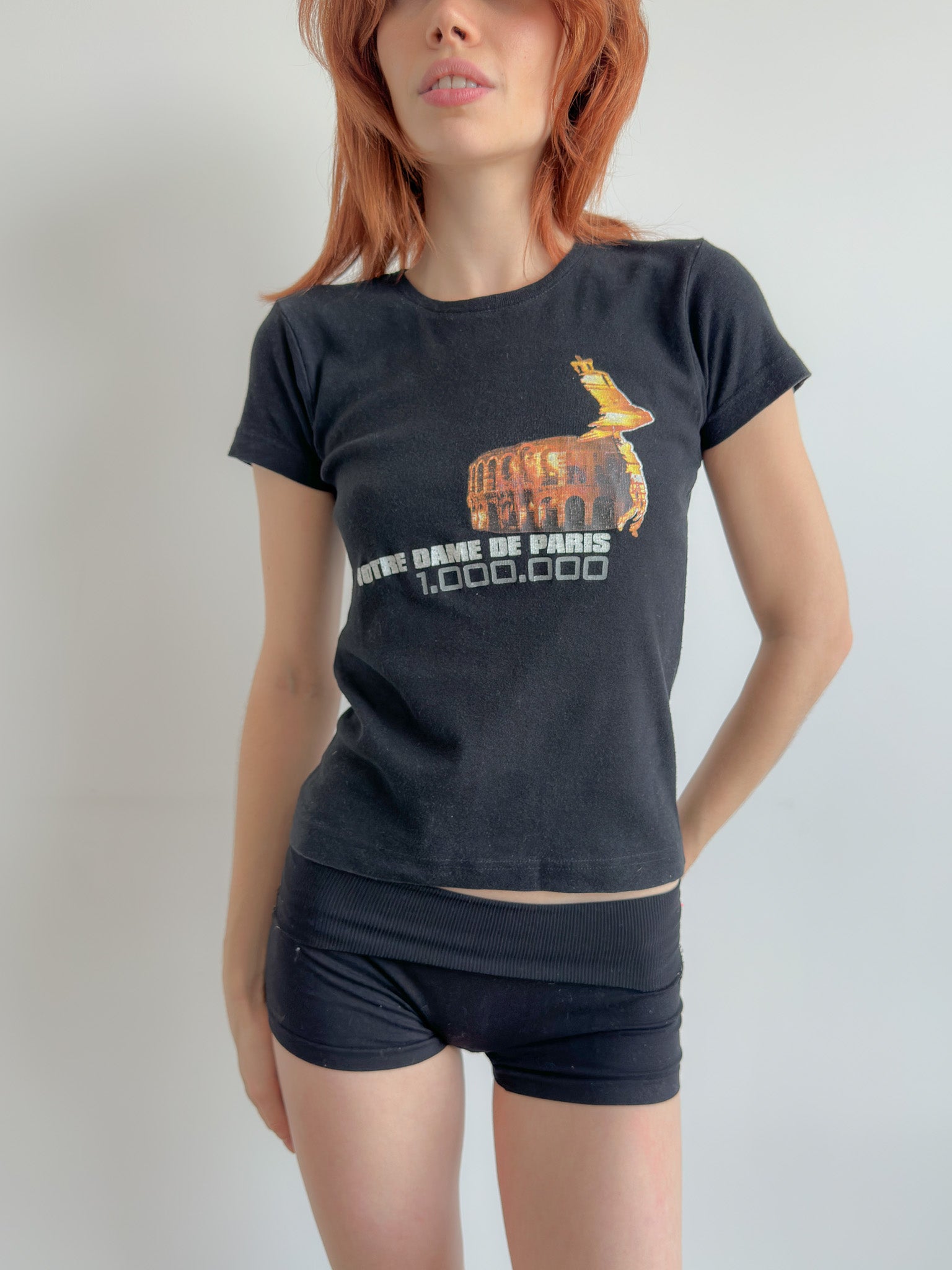 graphic baby tee / size s