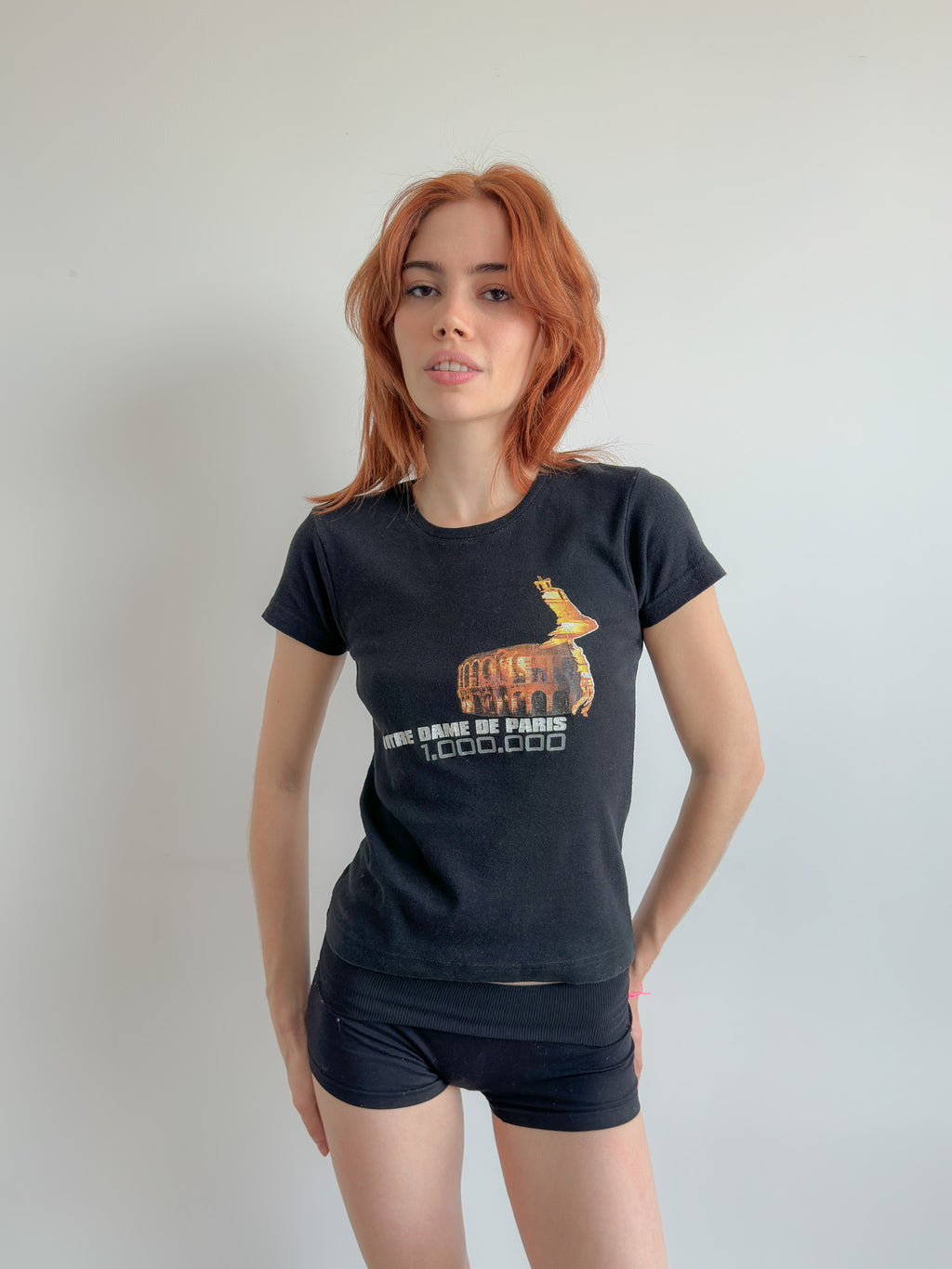 graphic baby tee / size s