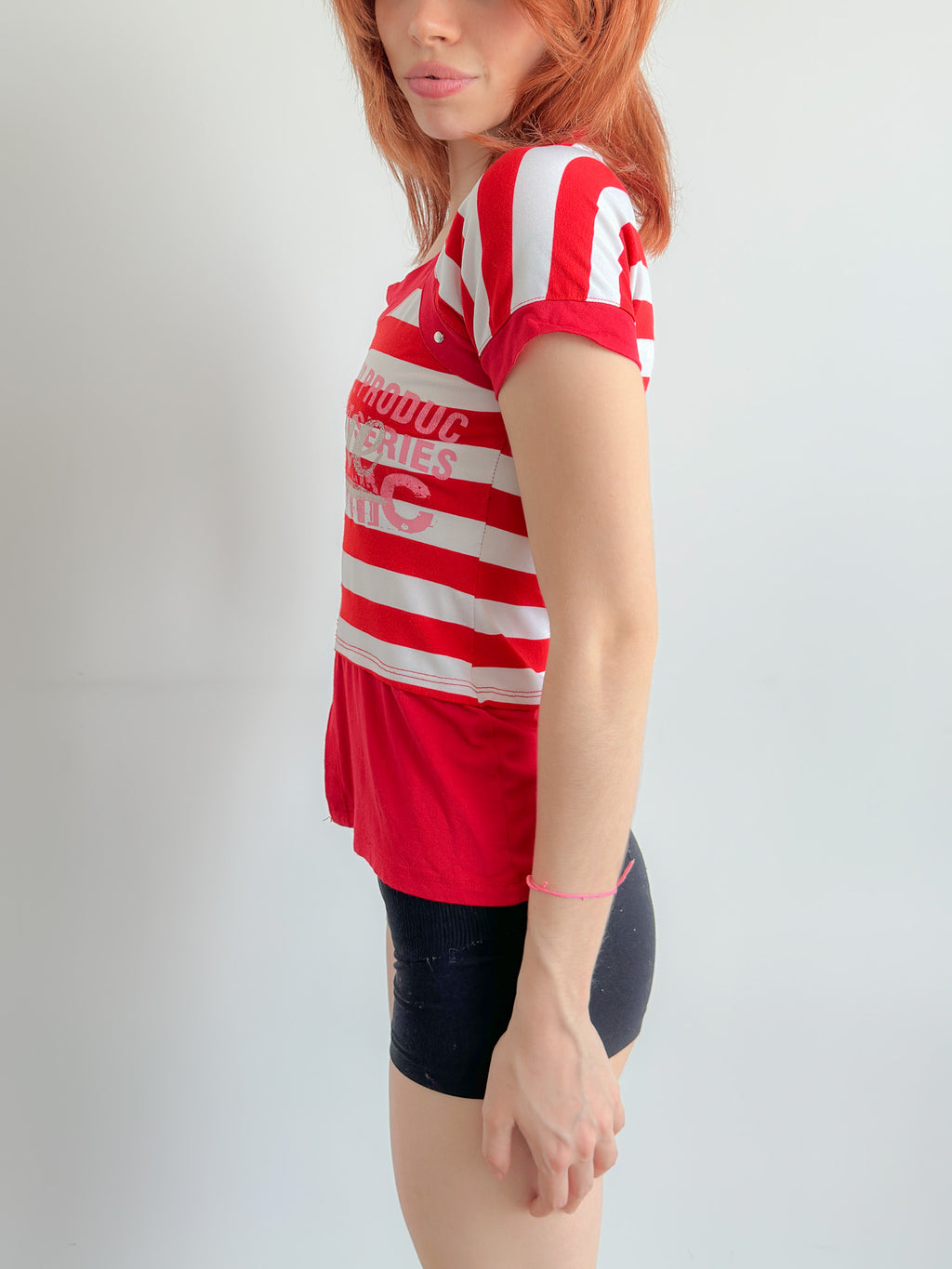 stripe tee / size s