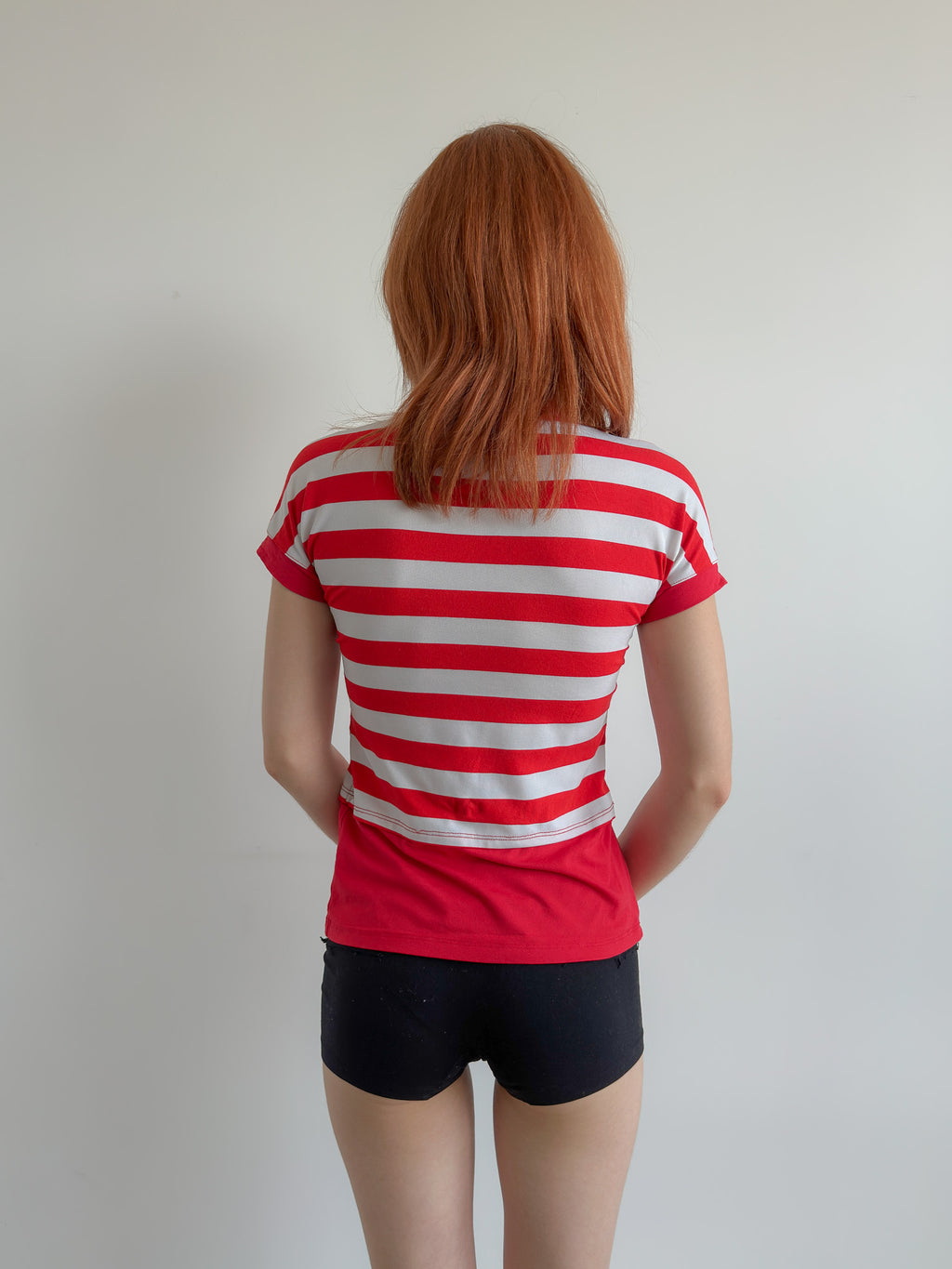 stripe tee / size s