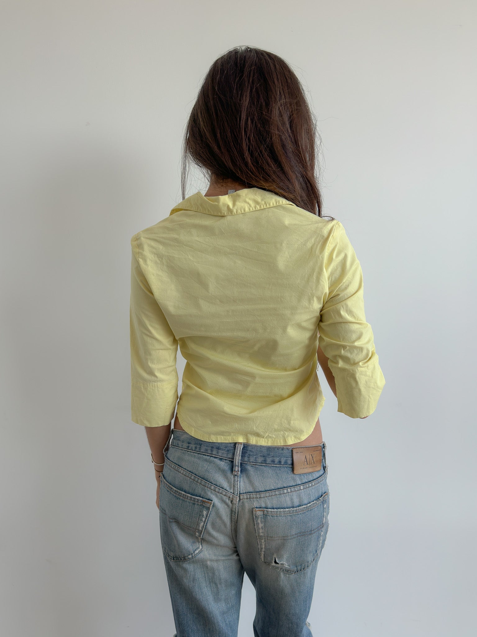 3/4 sleeve shirt / size s