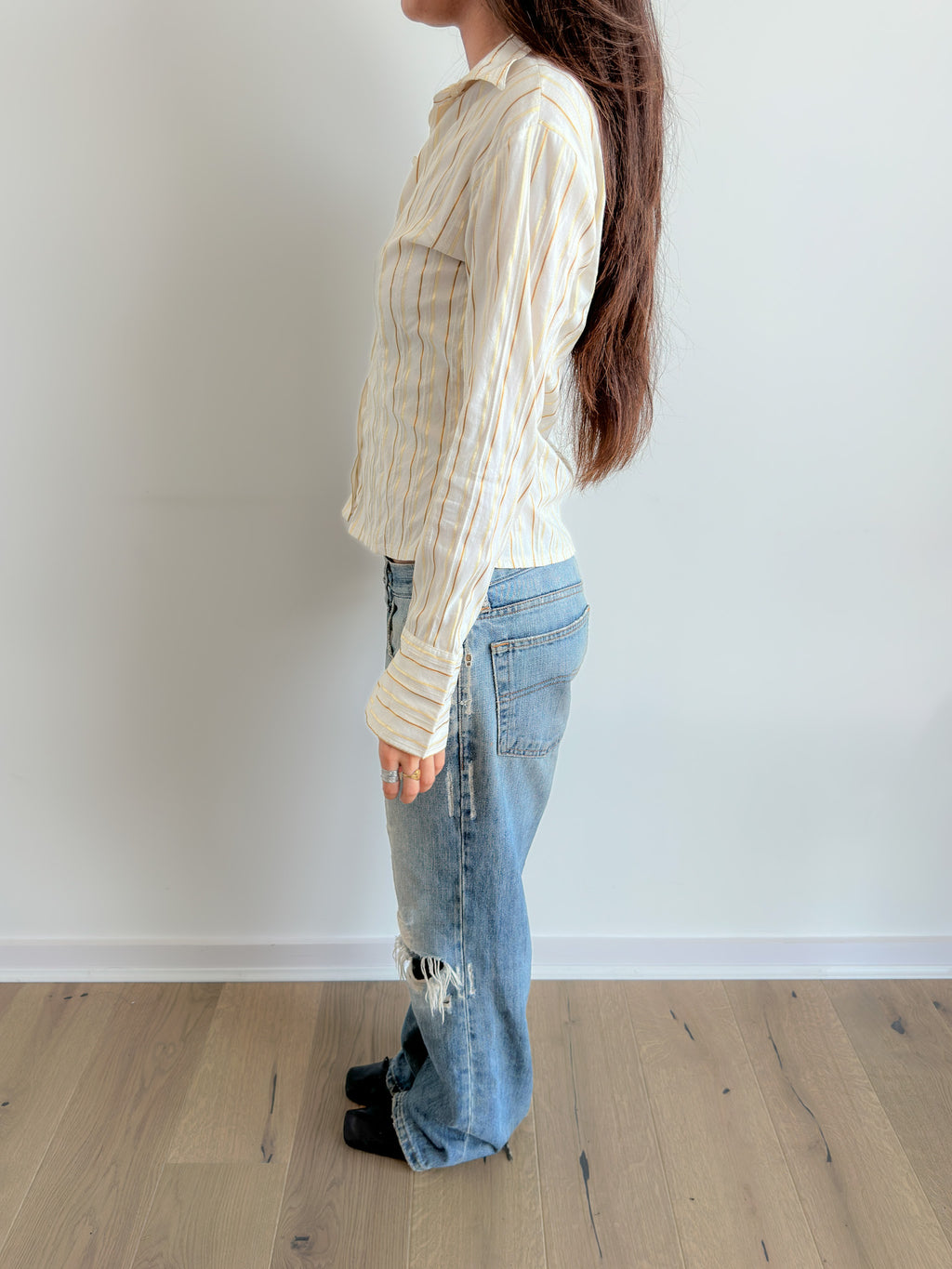button up shirt / size s