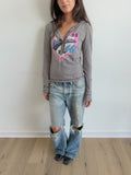 hooded top / size s