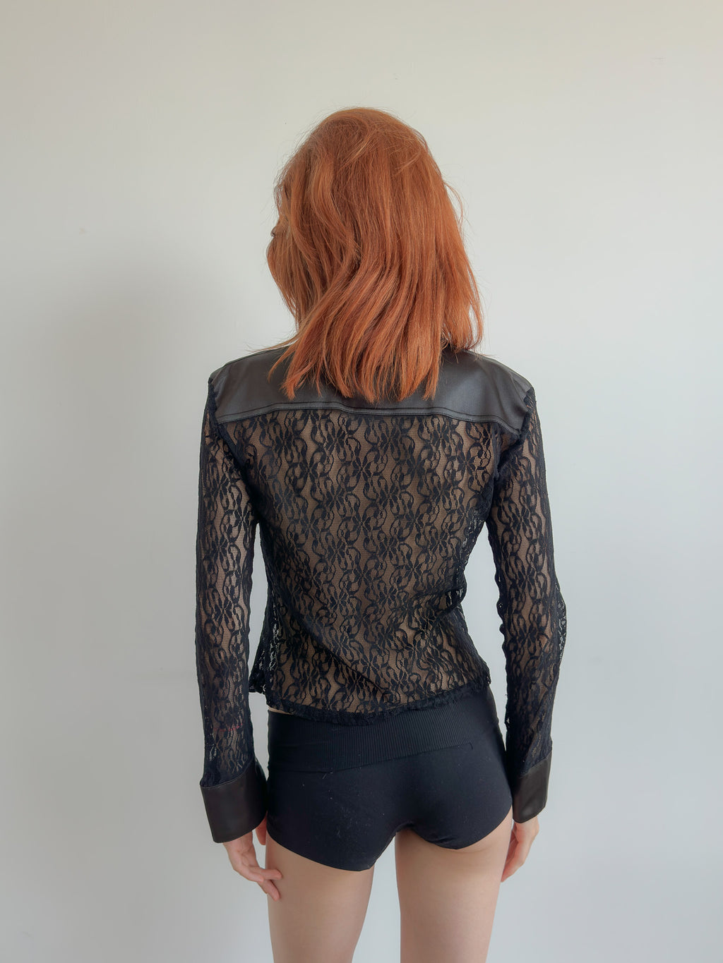 lace shirt / size xs-s