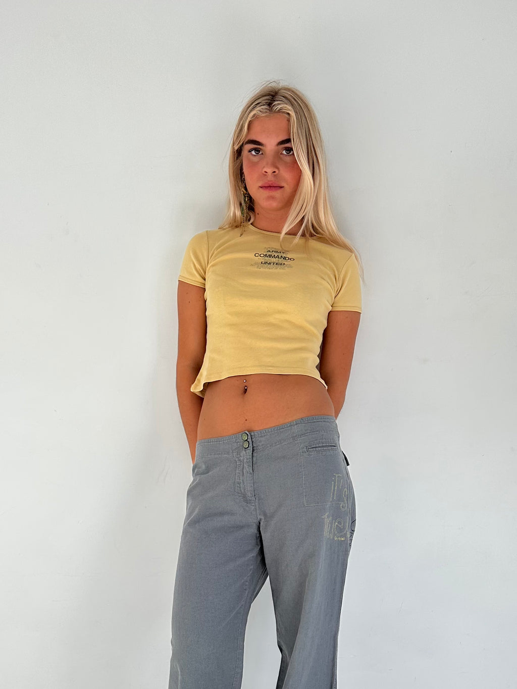 baby tee — size xs/s