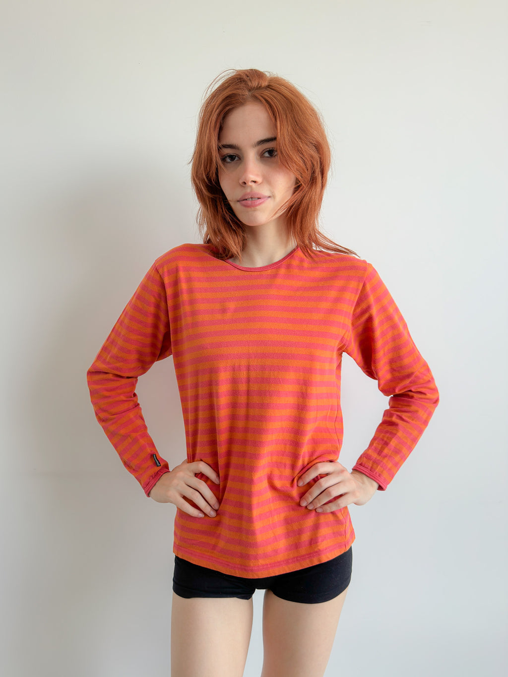 stripe long sleeve / size s-m