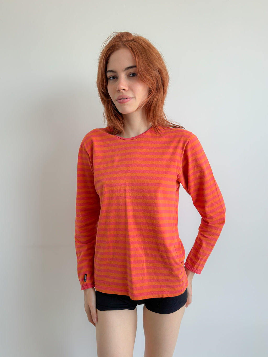 stripe long sleeve / size s-m