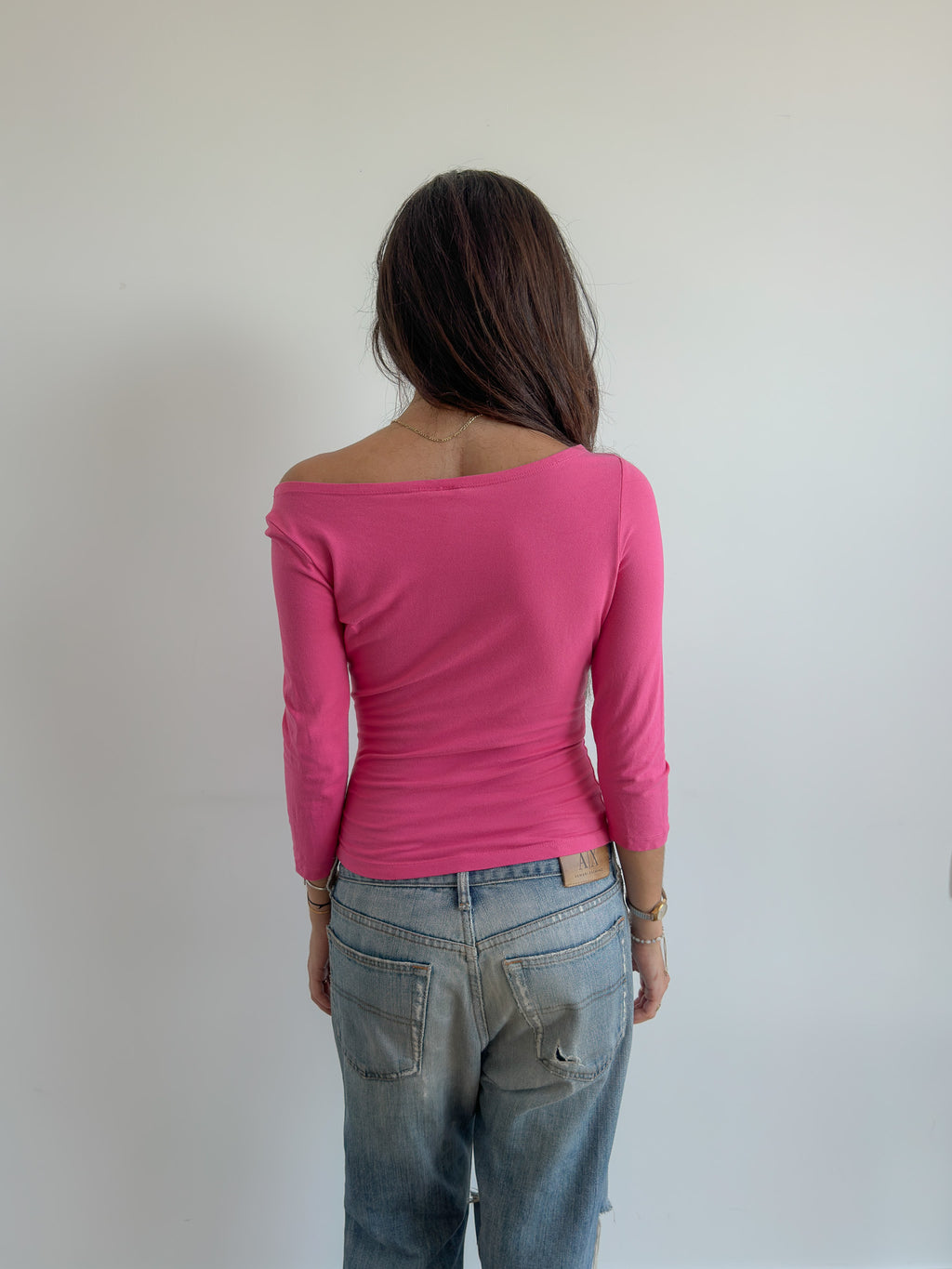 3/4 sleeve top / size xs-s