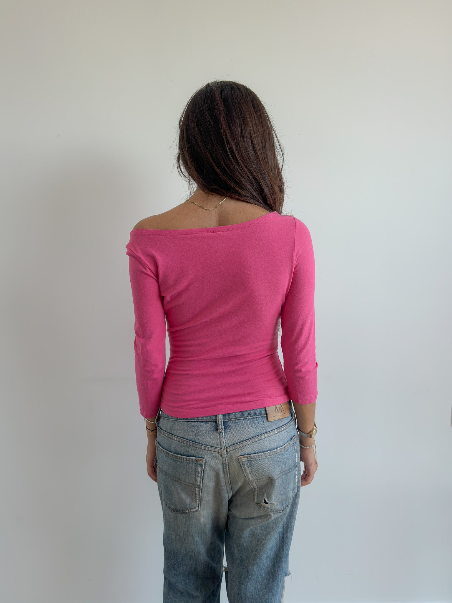 3/4 sleeve top / size xs-s