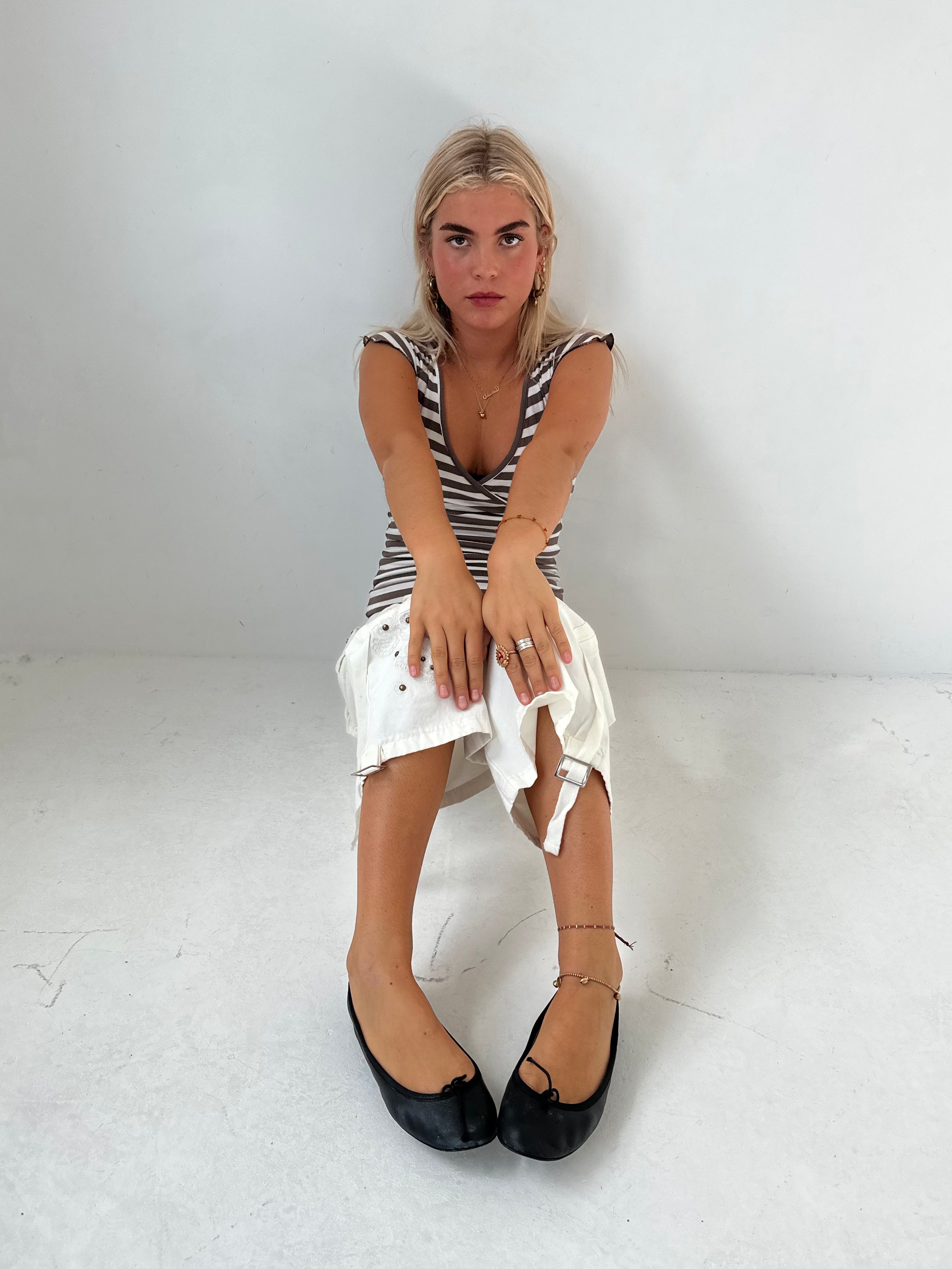 stripe top — size xs/s