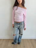 off shoulder knit / size s