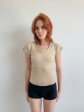 knit tee / size xs-s