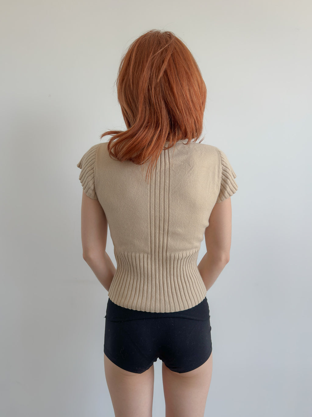 knit tee / size xs-s