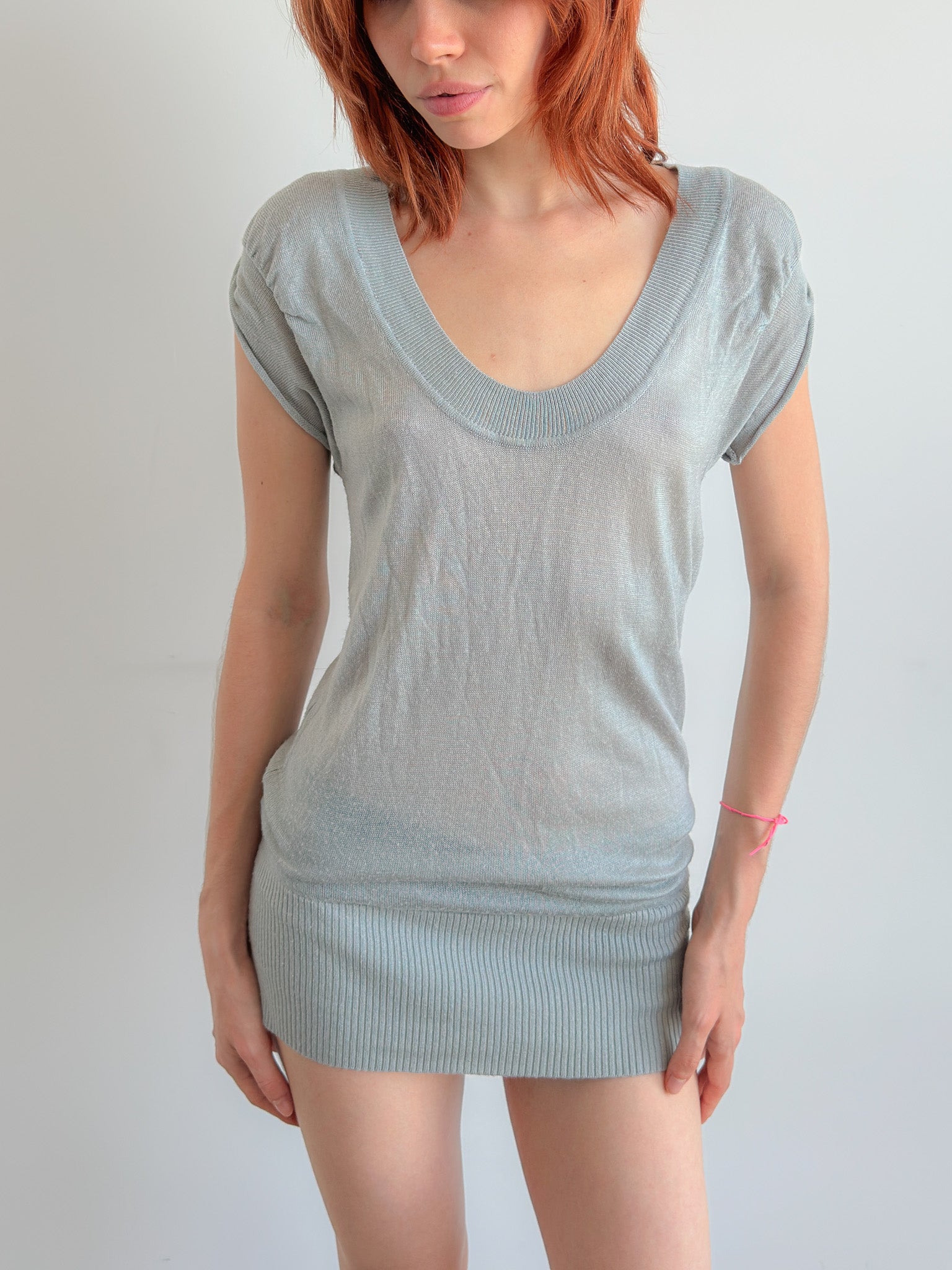 slouch knit top / size s