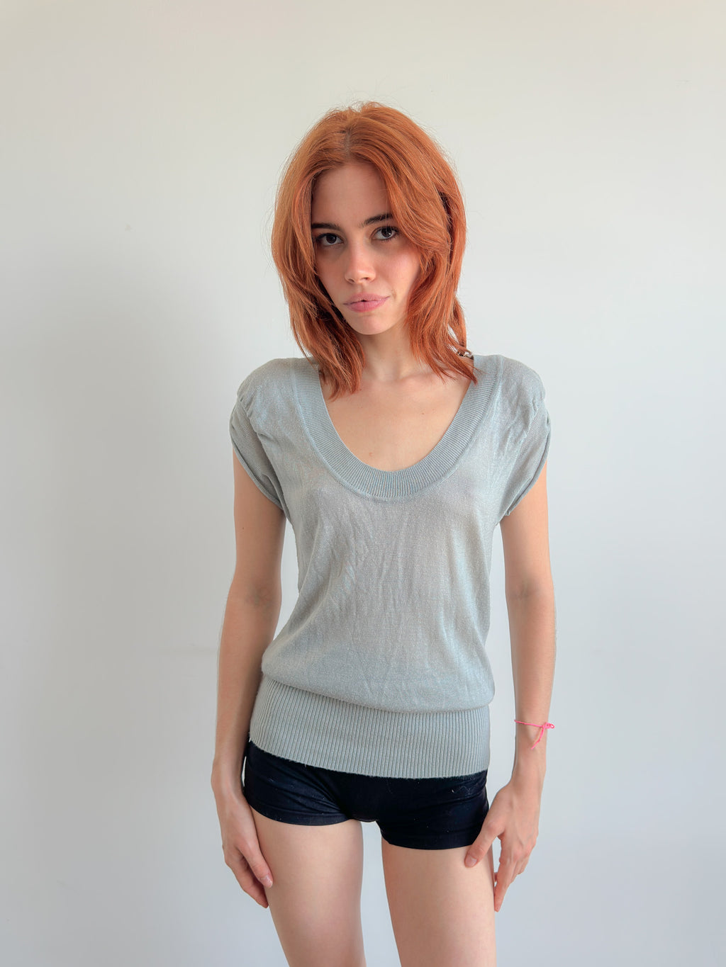 slouch knit top / size s