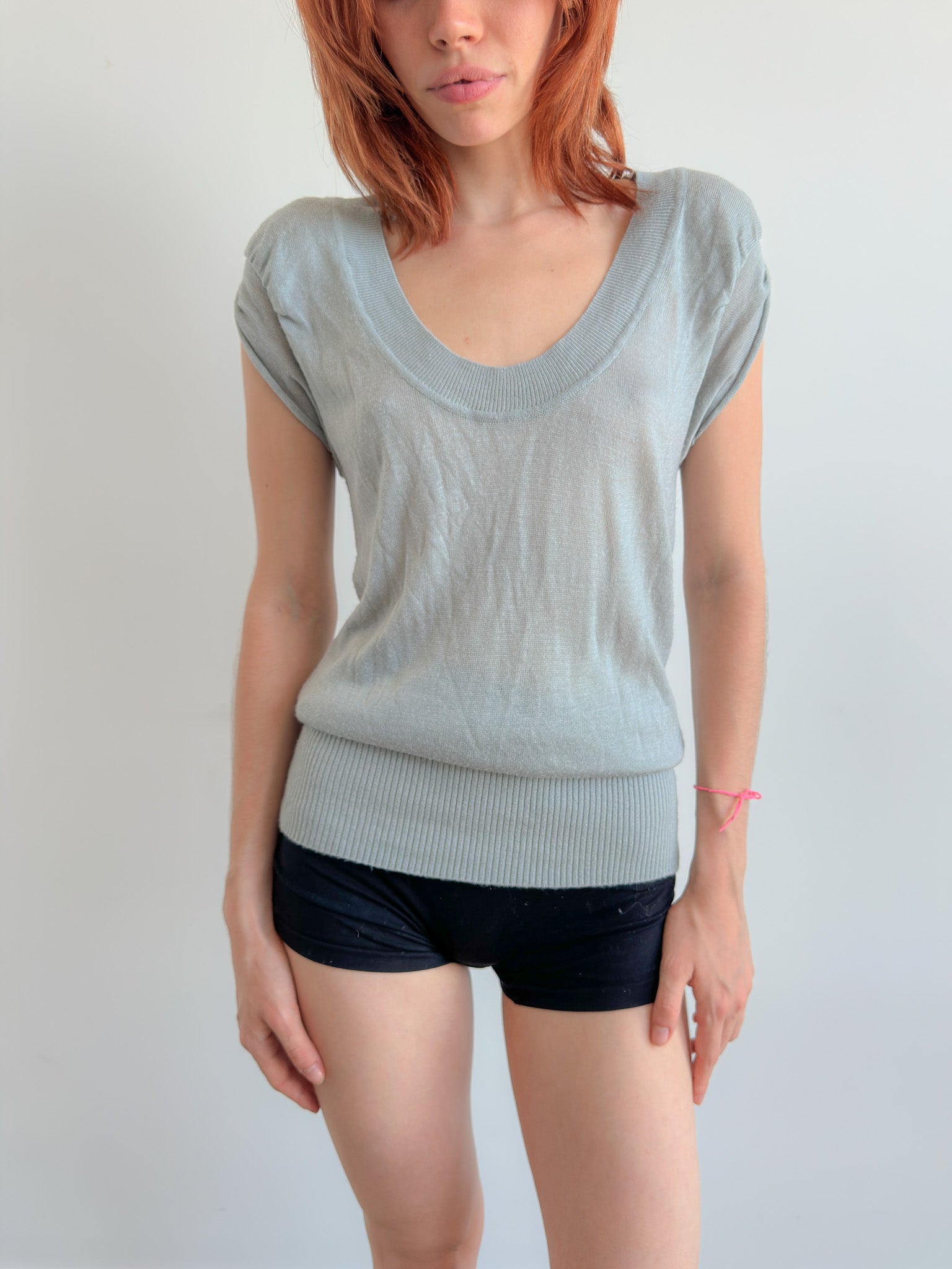 slouch knit top / size s