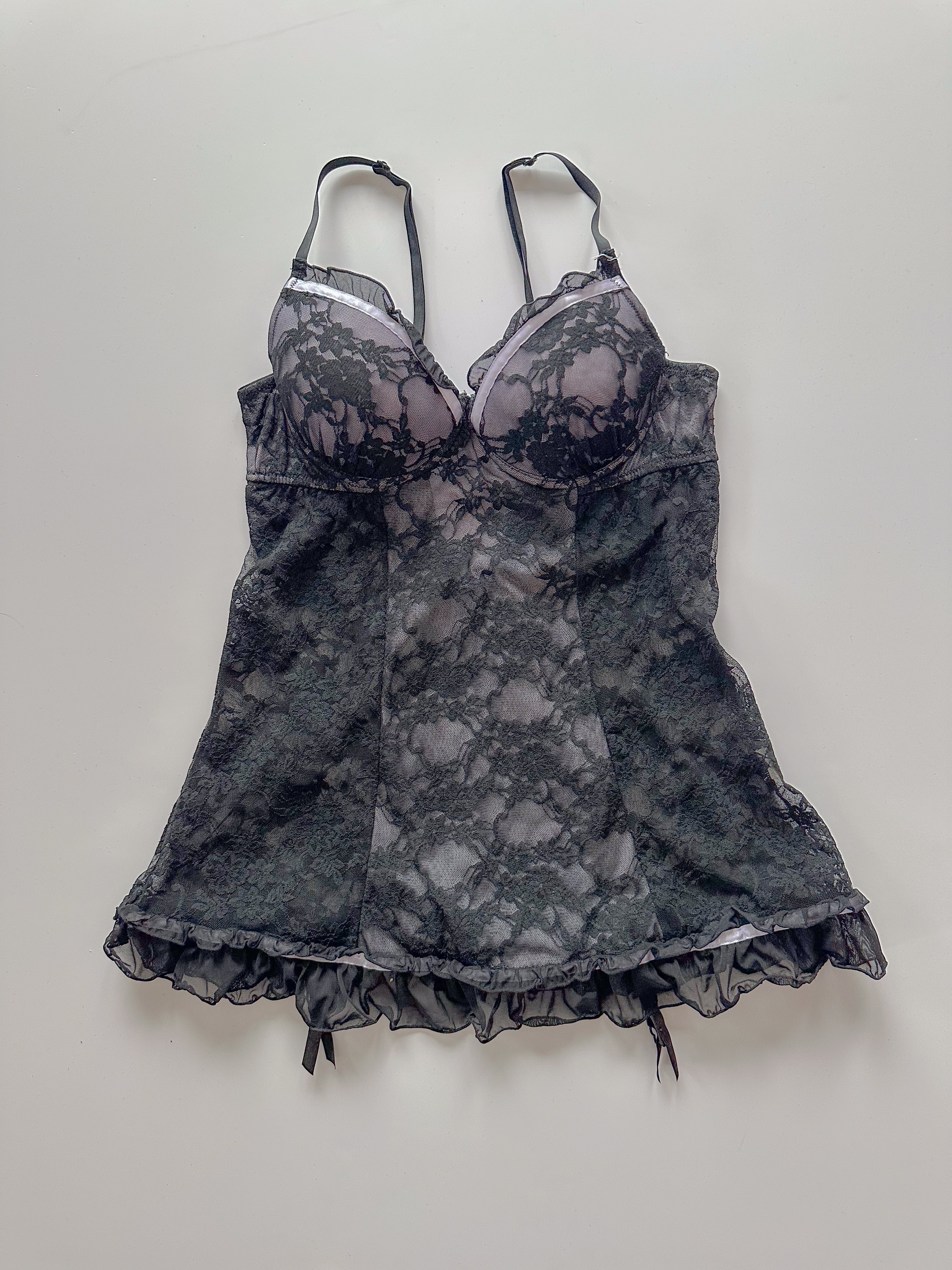 lace corset top / size small-medium