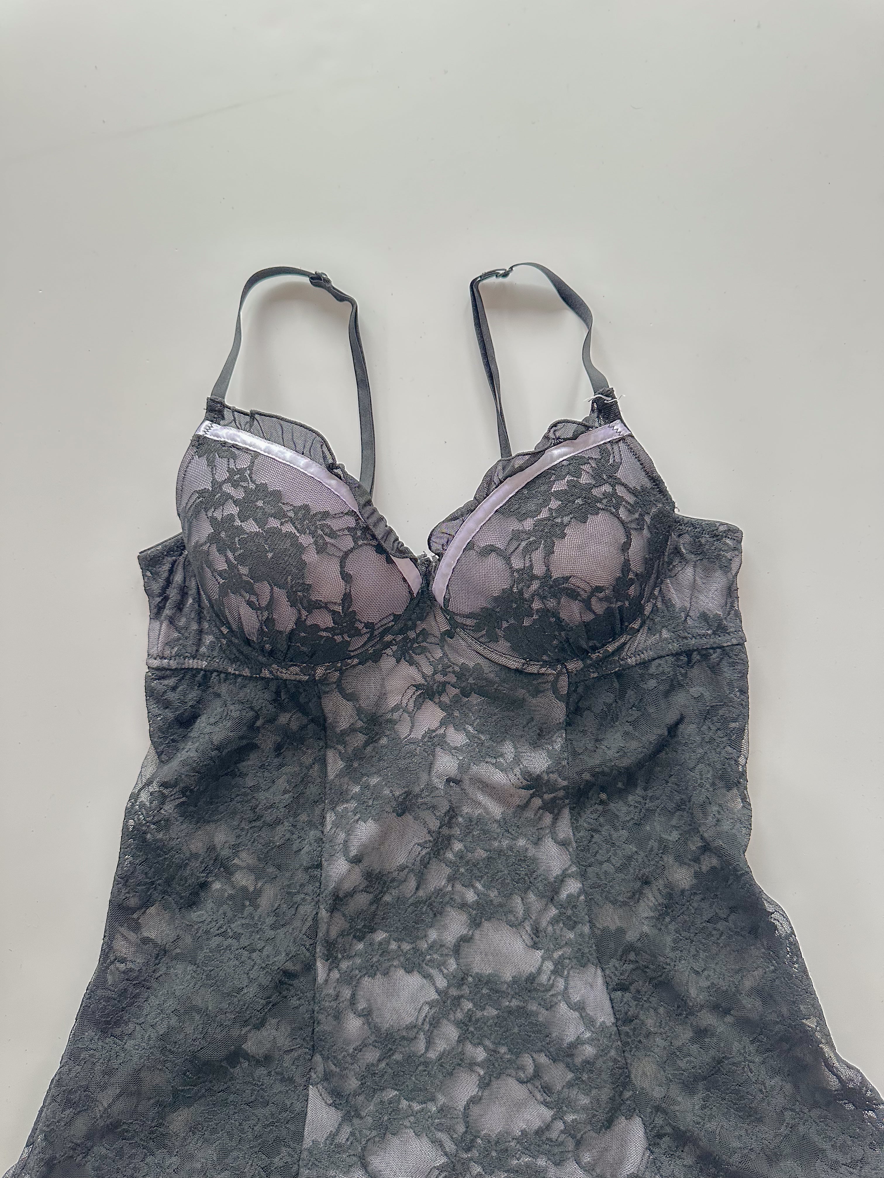 lace corset top / size small-medium