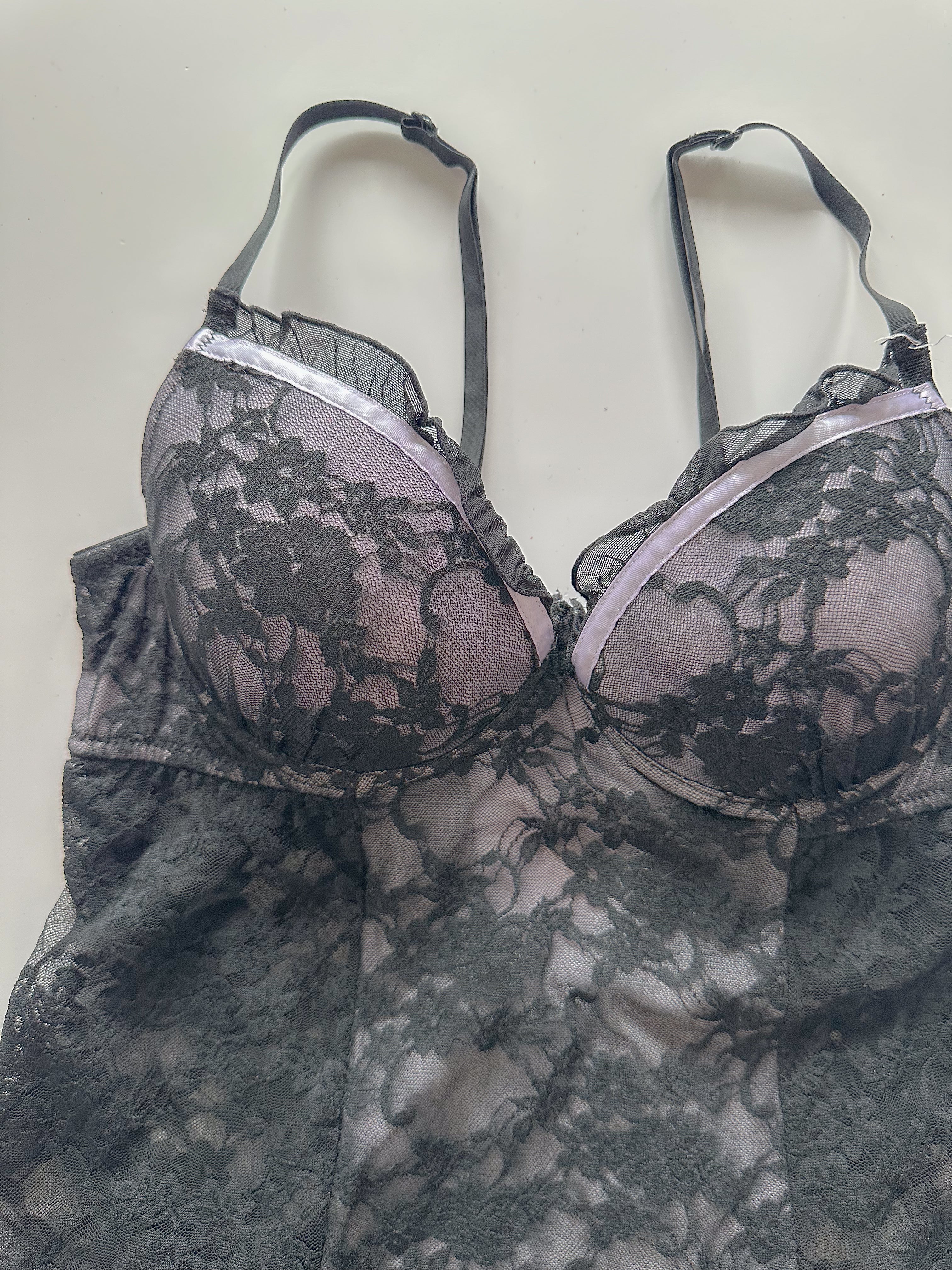 lace corset top / size small-medium