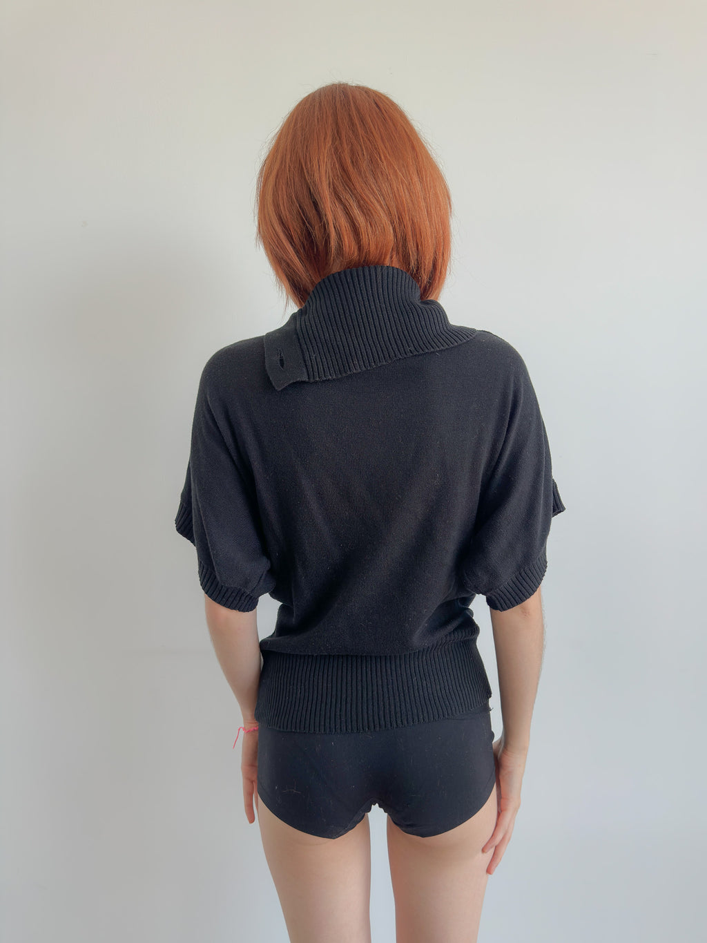 slouchy knit top / size s