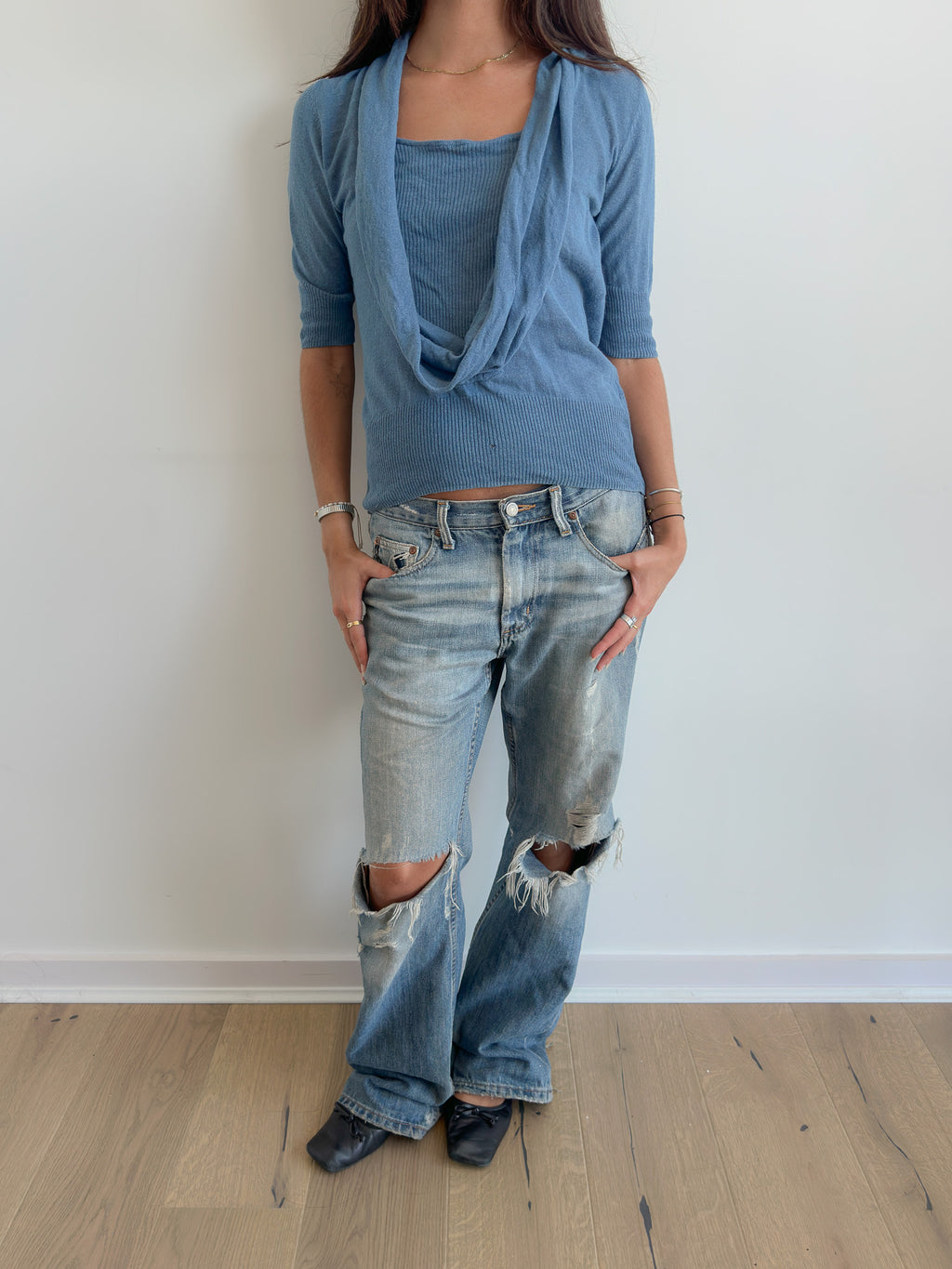 slouchy knit / size s