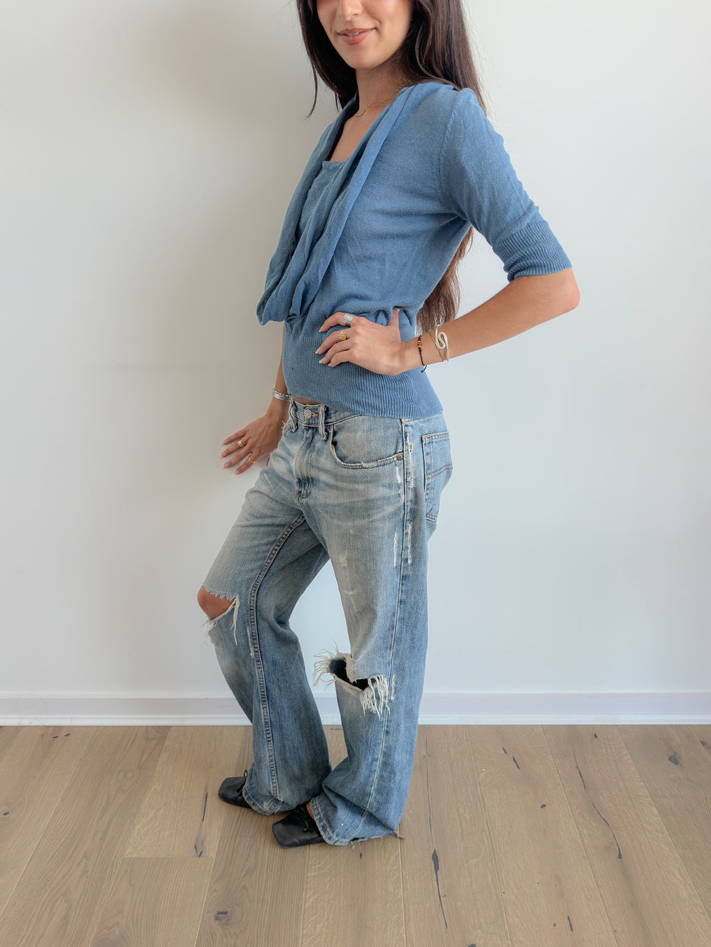 slouchy knit / size s