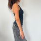 Denim Halter Top · Size S