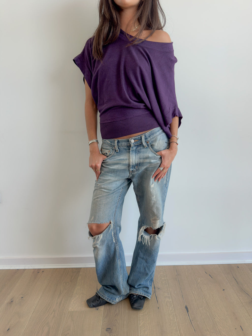 slouchy knit / size s