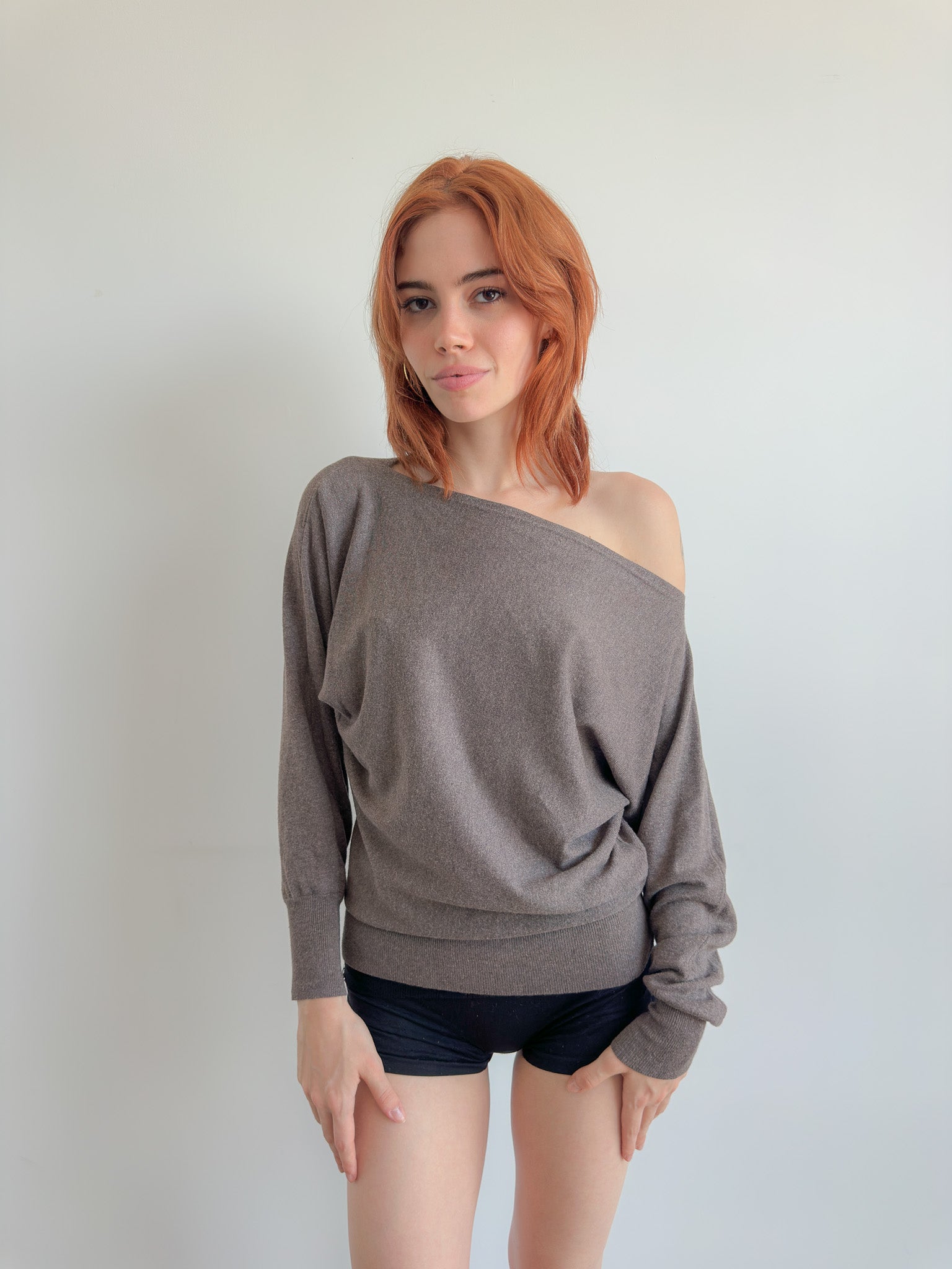 slouchy batwing knit / size s