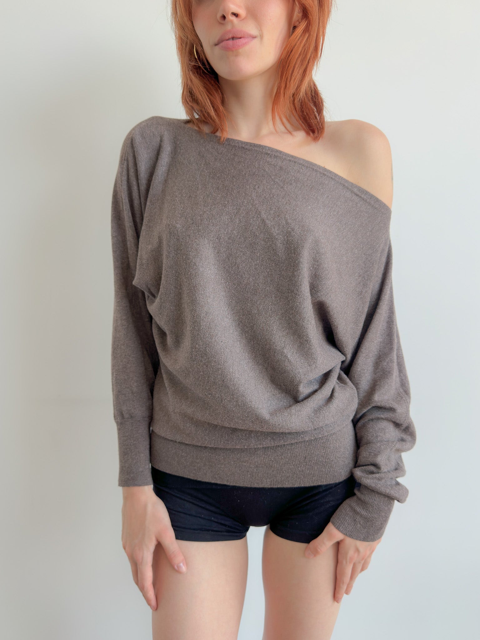 slouchy batwing knit / size s