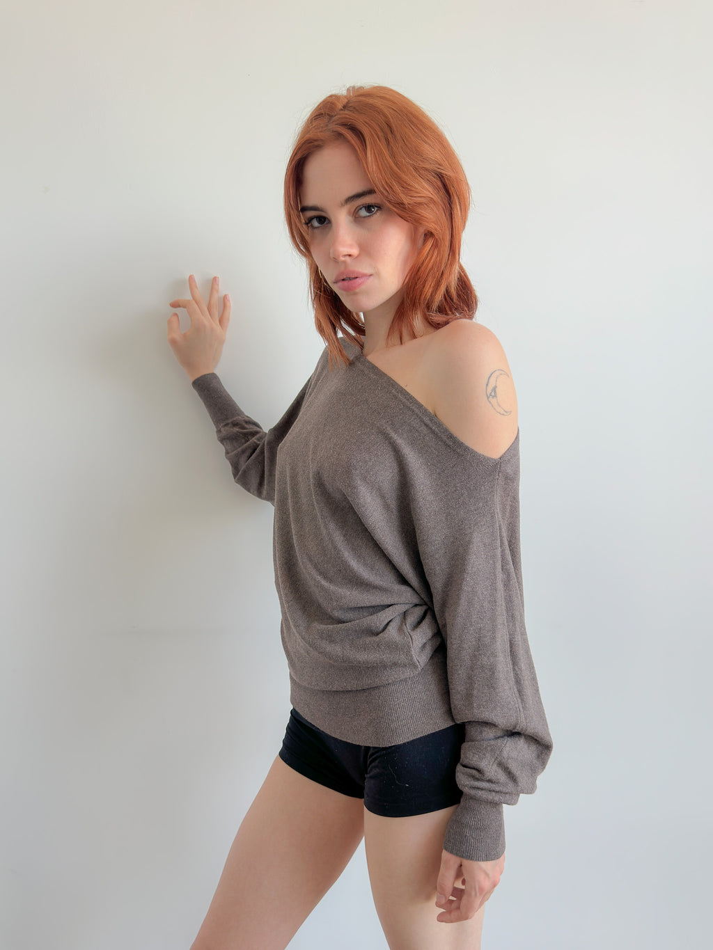 slouchy batwing knit / size s