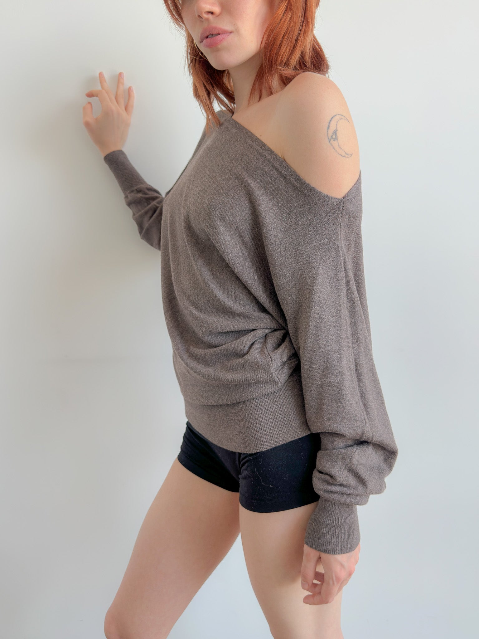 slouchy batwing knit / size s