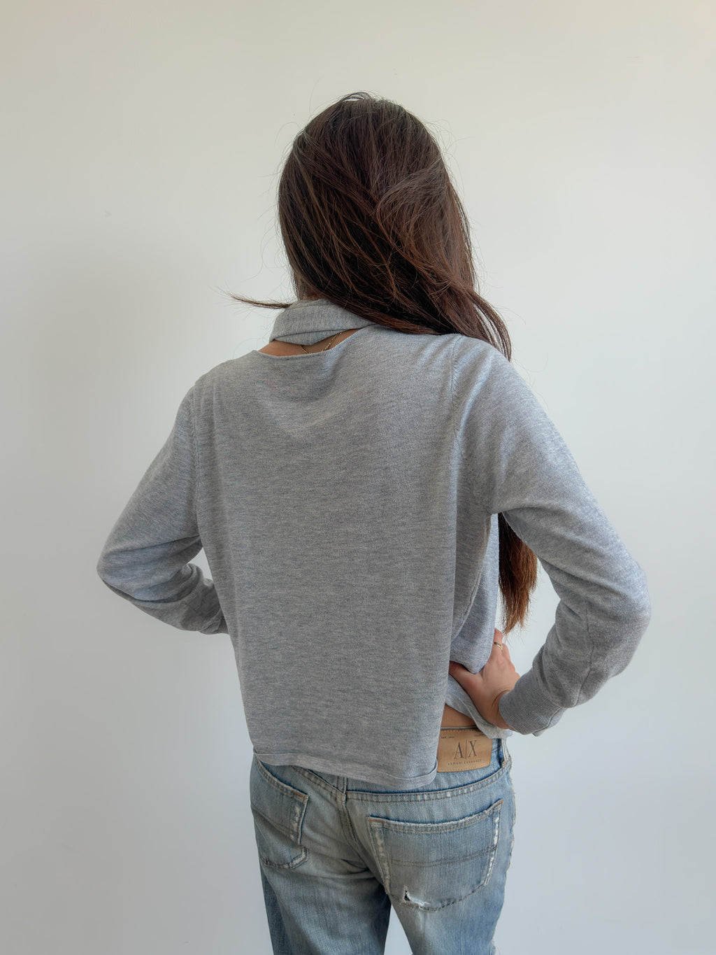 sloughy draped knit / size s-m