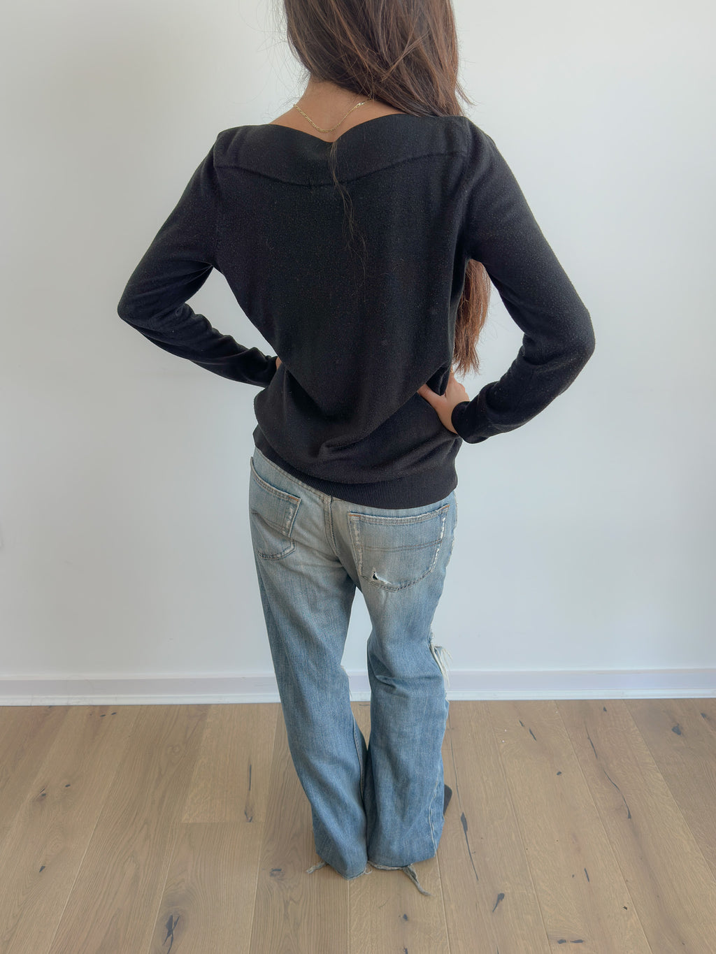 studded slouch knit / size s-m