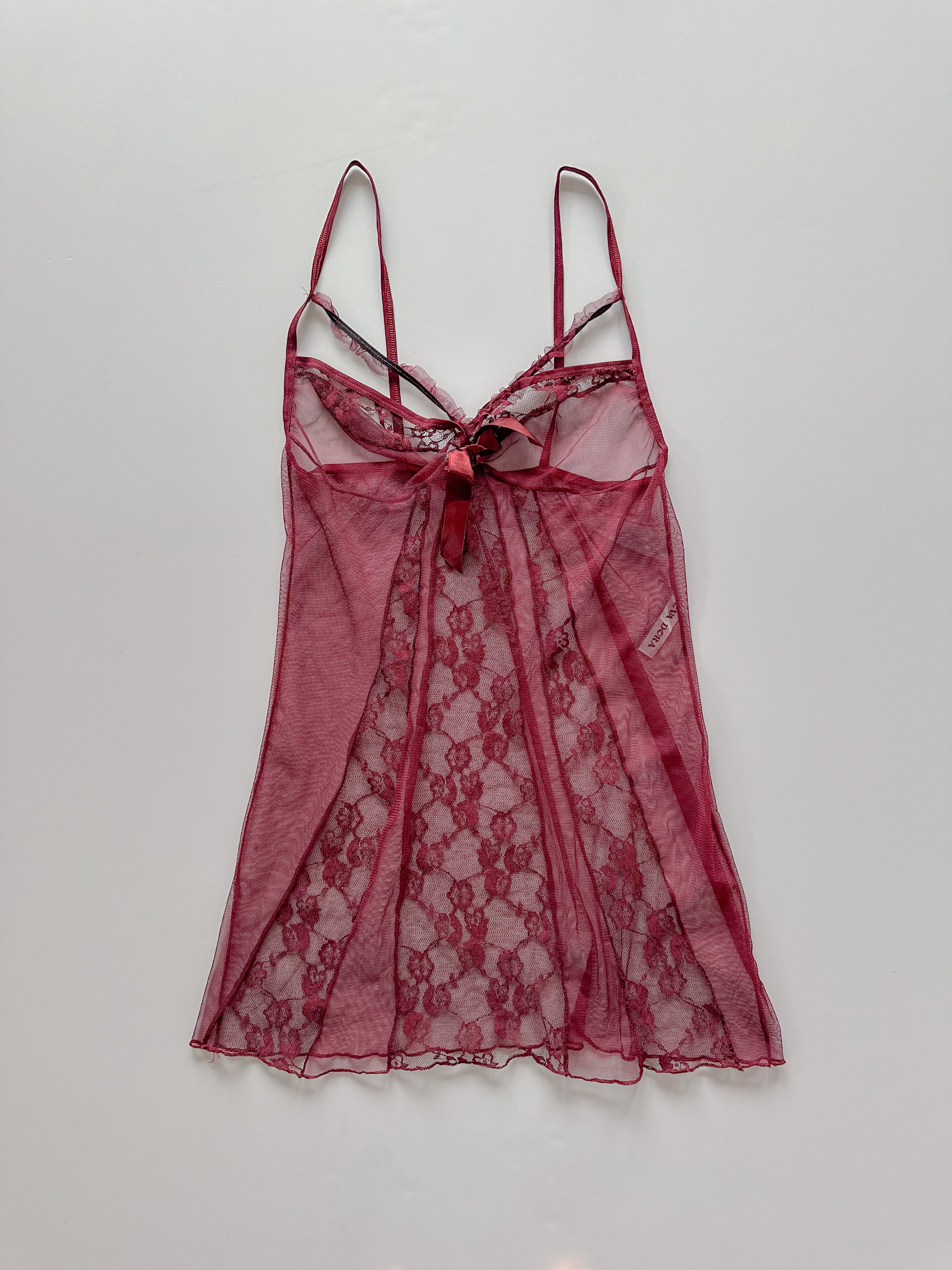 mesh cami top / size small