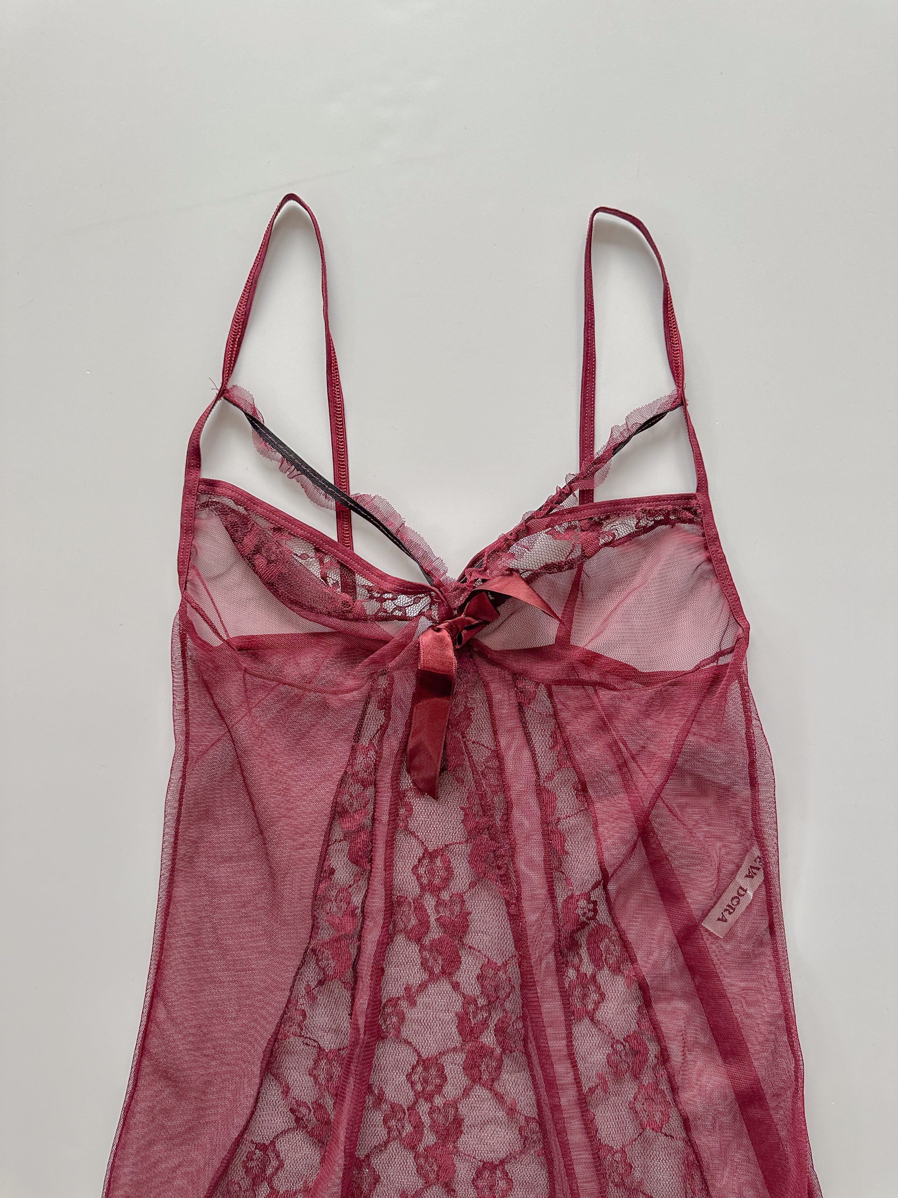 mesh cami top / size small