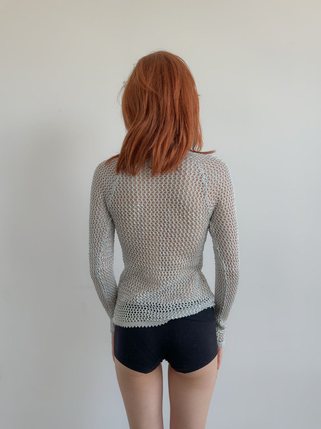 key-hole crochet top / size xs-s