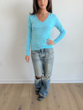 tommy hilfiger v-neck knit / size s